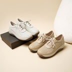 Women's Breathable Sneakers with Perforated Upper and Ergonomic Footbed