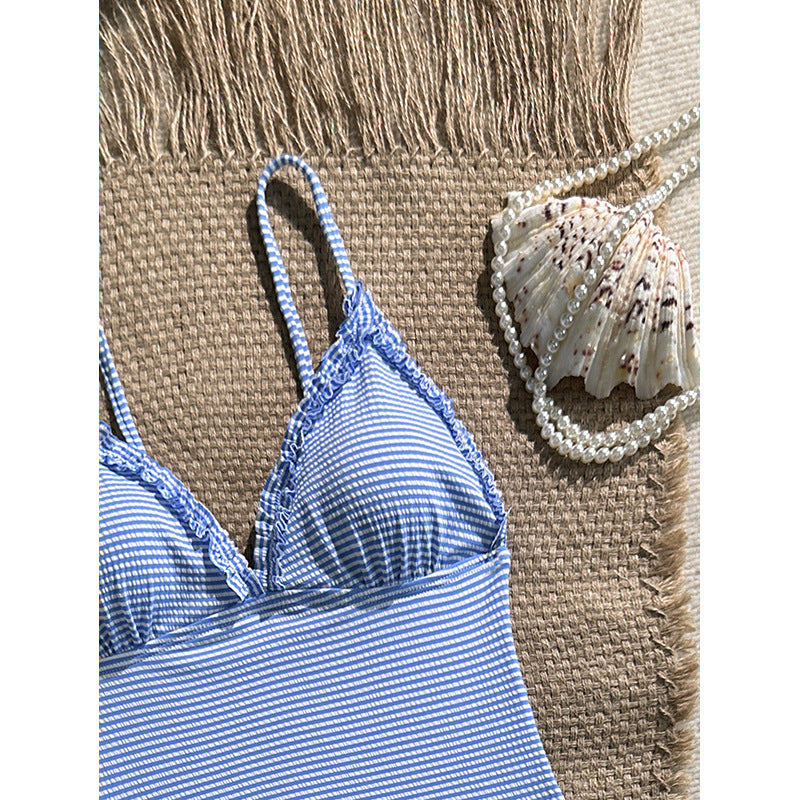 Women's Aesthetic Swimsuit with Detailed Accents