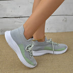 Women's Breathable Sports Sneakers with Flexible Comfort and Non-Slip Outsole