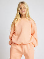 Casual Sweat Set with Voluminous Top and Comfortable Joggers