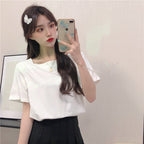 Women's Basic Loose-Fit Cotton T-Shirt