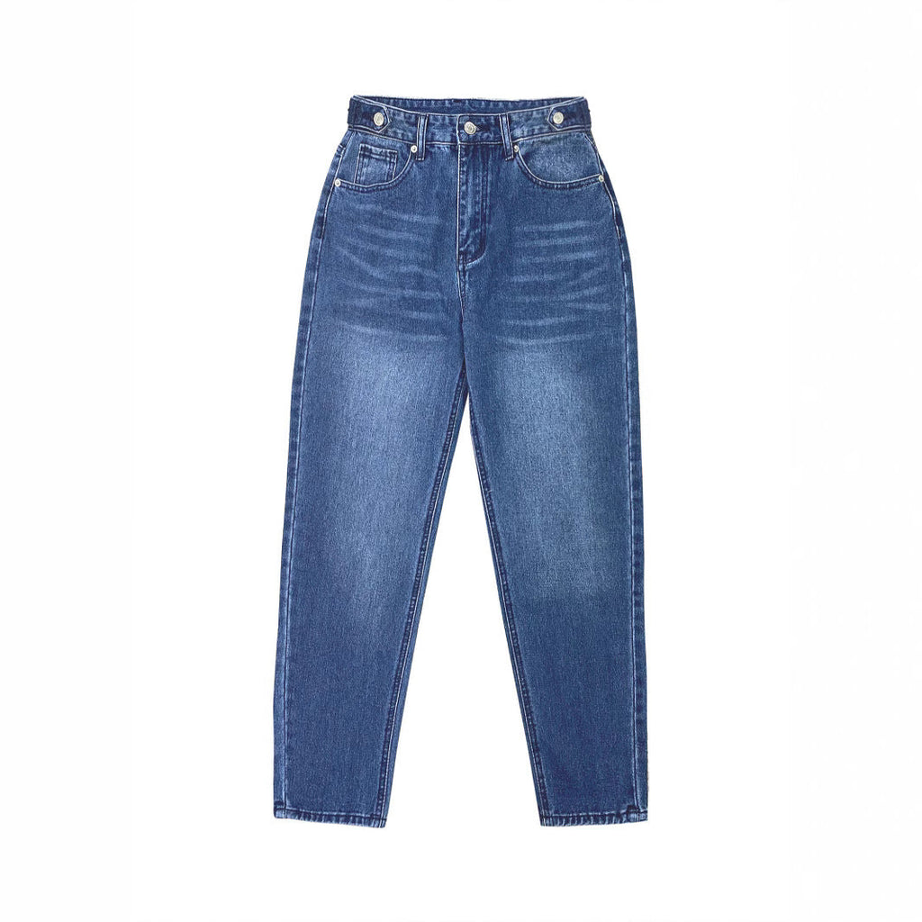Women's Comfortable High-Waisted Wide-Leg Jeans