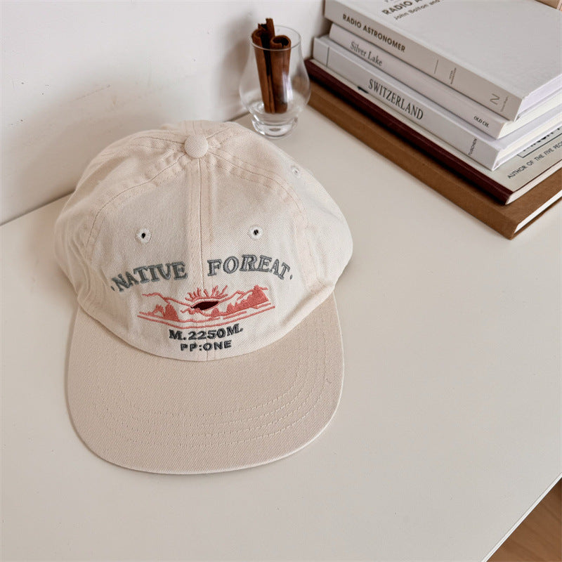 Men's Embroidered Outdoor Adventure Baseball Cap