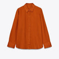 Women's Classic Long-Sleeve Blouse in Textured Design