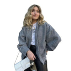 Women's Oversized Soft Wool-Blend Jacket