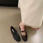 Women's Ballet Flats with Lace Pattern