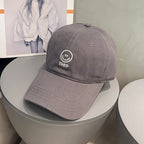 Men's Casual Smiley Embroidered Baseball Cap