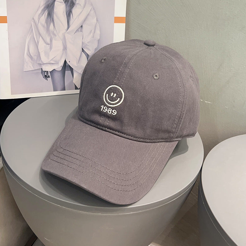 Men's Casual Smiley Embroidered Baseball Cap