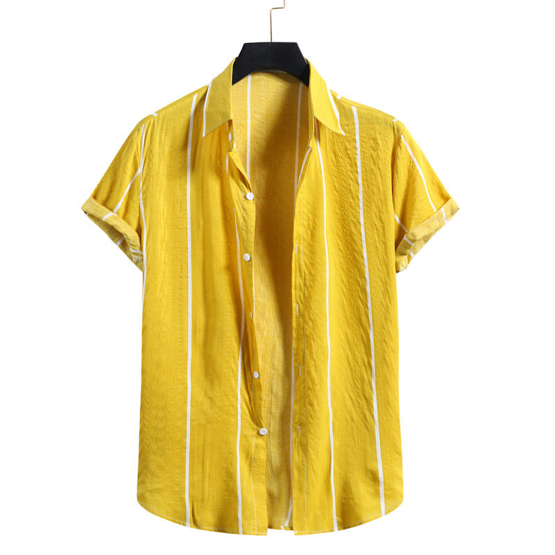 Women's Striped Short-Sleeve Shirt