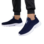 Women's Breathable Knit Sneakers with Elastic Entry
