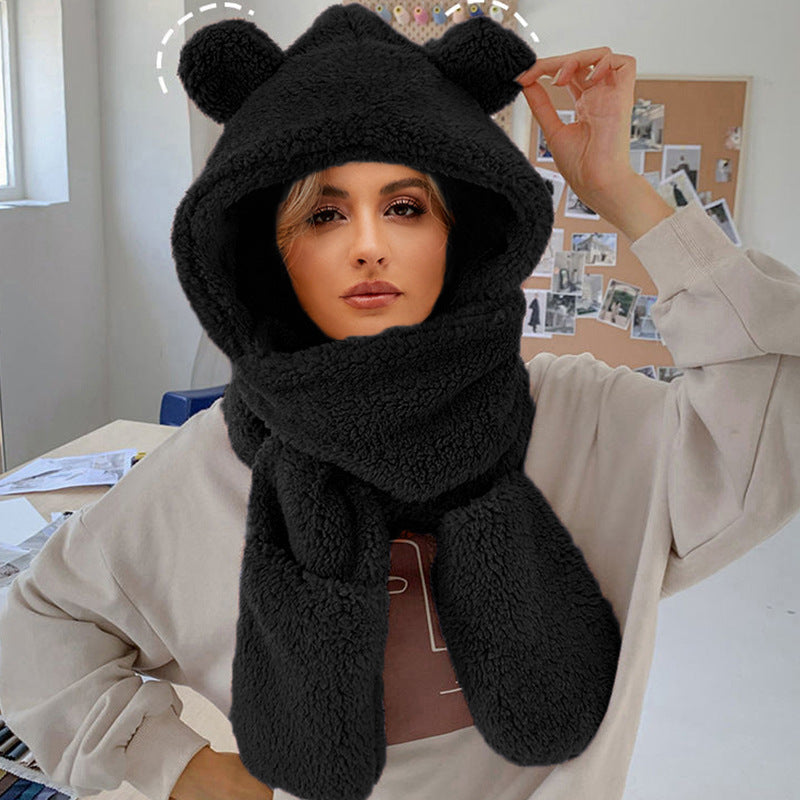 Cozy Unicorn Hood with Scarf