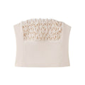 Women's Sleeveless Top with Elegant Ruffle Detail