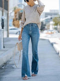Women's High-Waisted Flared Jeans