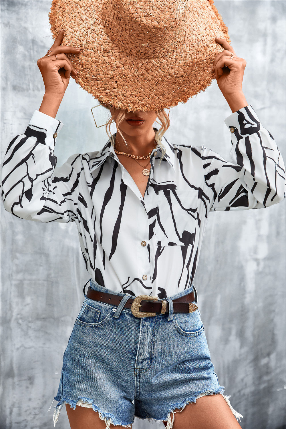 Women's Paisley Print Shirt