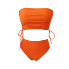 Women's Bandeau Bikini with Refined Ribbon Details