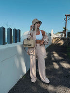 Women's Linen Lounge Set