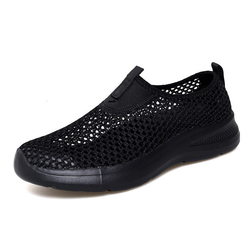 Women's Breathable Slip-On Sneakers with Elastic Design