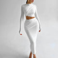 Women's Elegant Top and Skirt Set