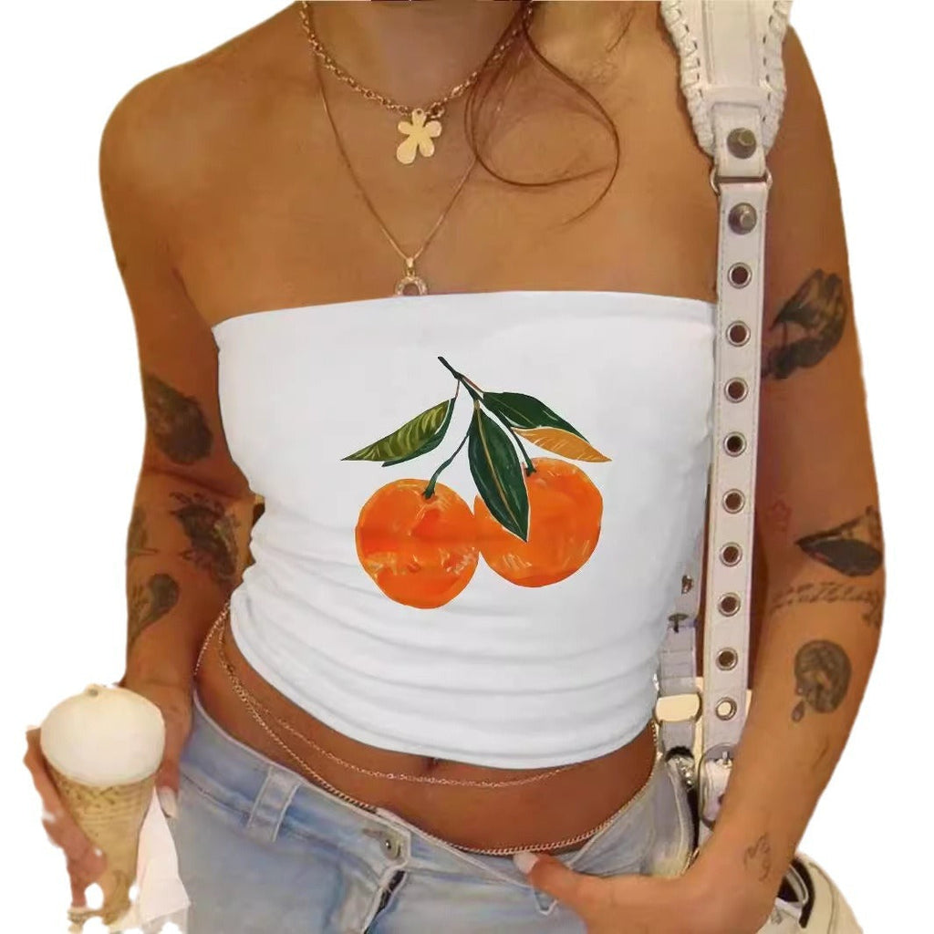 Women's Bandeau Top with Sporty France Design