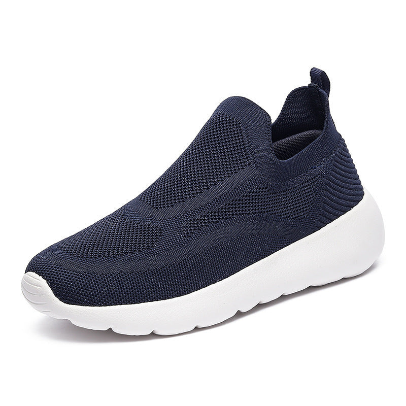 Women's Breathable Slip-On Sneakers with Flexible Sole and Non-Slip Profile