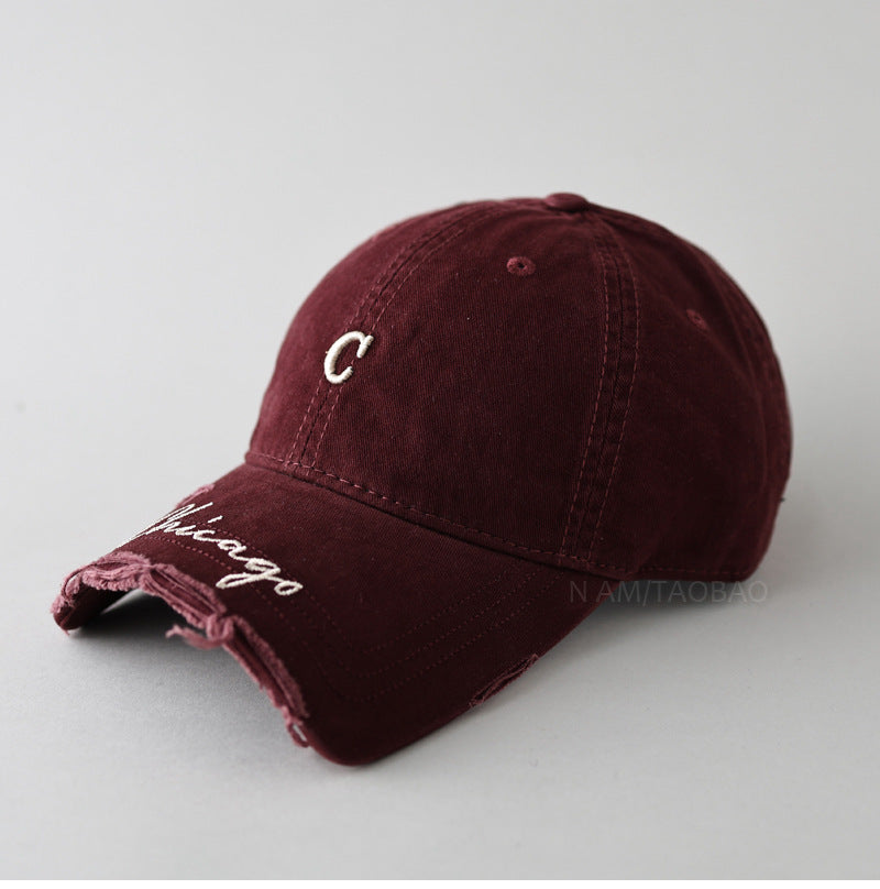 Men's Casual Distressed Baseball Cap