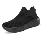 Women's Breathable Knit Sneakers with Flexible Sole