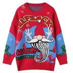 Women's Festive Holiday Sweater with Crew Neck