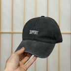 Men's Supportive Embroidered Cotton Baseball Cap