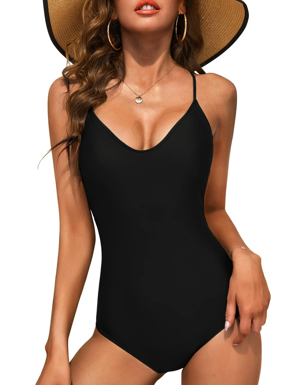 Women's Swimsuit with Elegant V-Neck