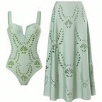 Women's Swimsuit with Matching Skirt