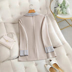 Women's Elegant Linen Blazer Jacket