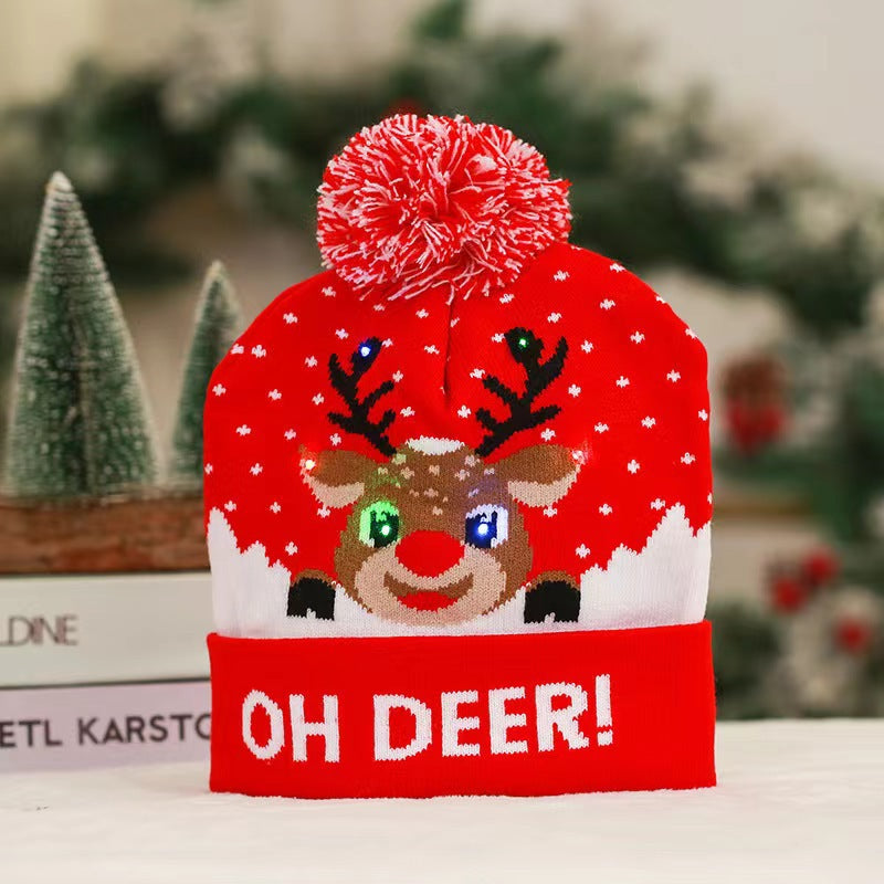 Funny Christmas Hat with LED Lights