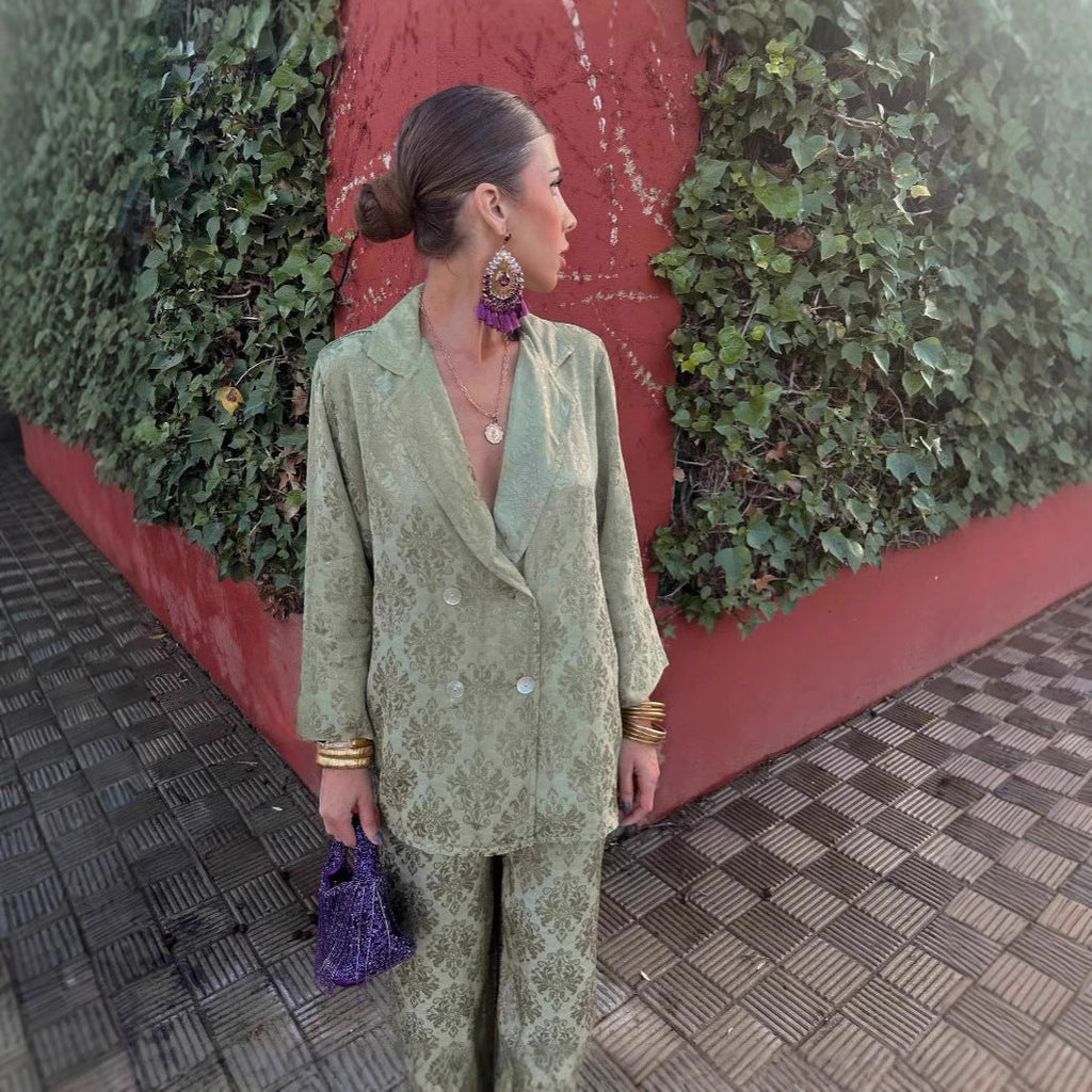 Elegant Blazer and Trousers Set