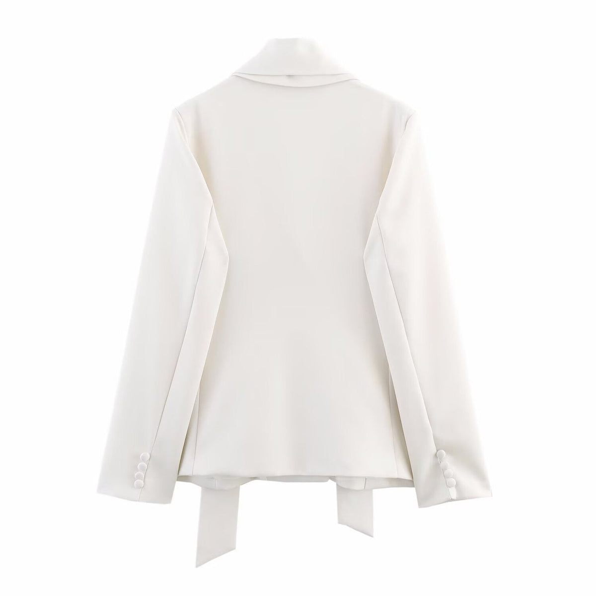 Women's Elegant Blazer with Detachable Neck Scarf