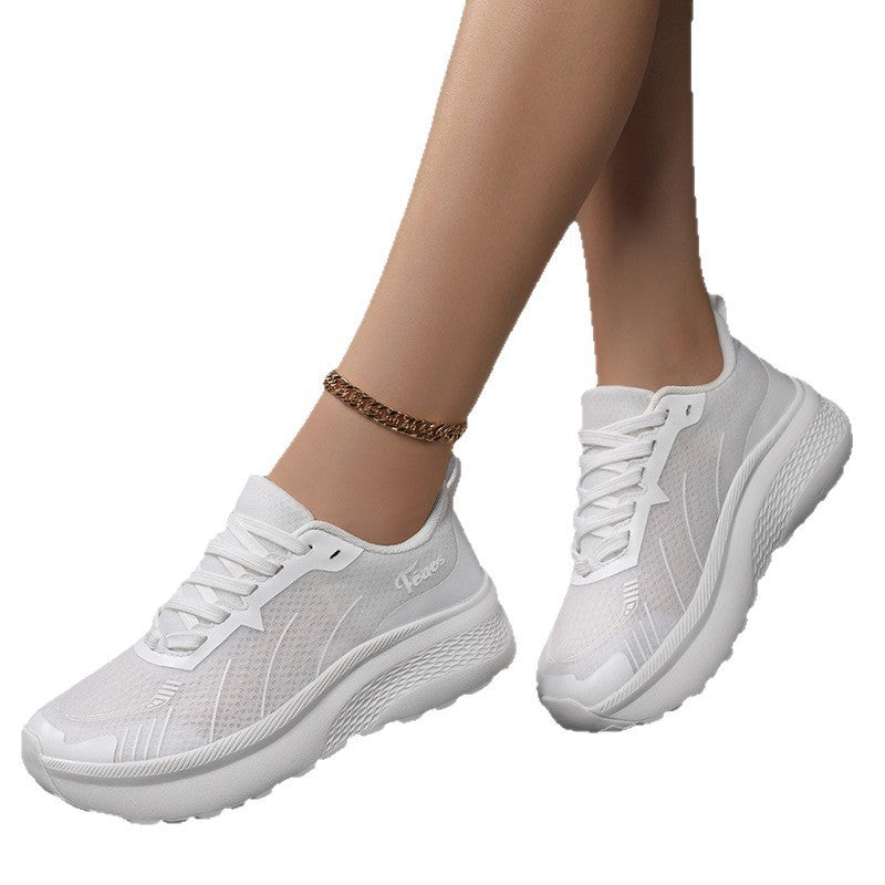 Women's Breathable Sports Sneakers with Cushioned Footbed and Non-Slip Sole