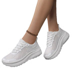 Women's Breathable Sports Sneakers with Cushioned Footbed and Non-Slip Sole