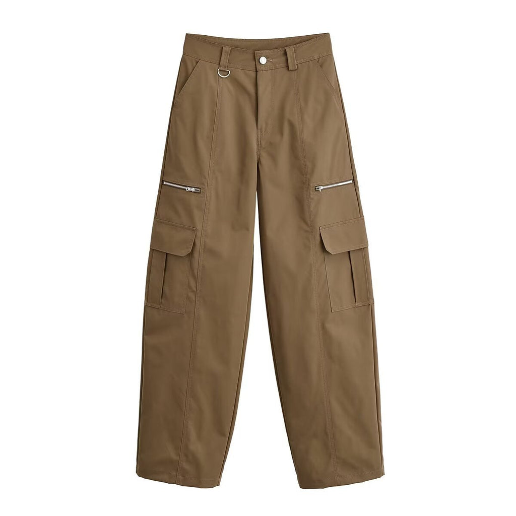 Women's Cargo Pants with Side Pockets