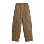 Women's Cargo Pants with Side Pockets
