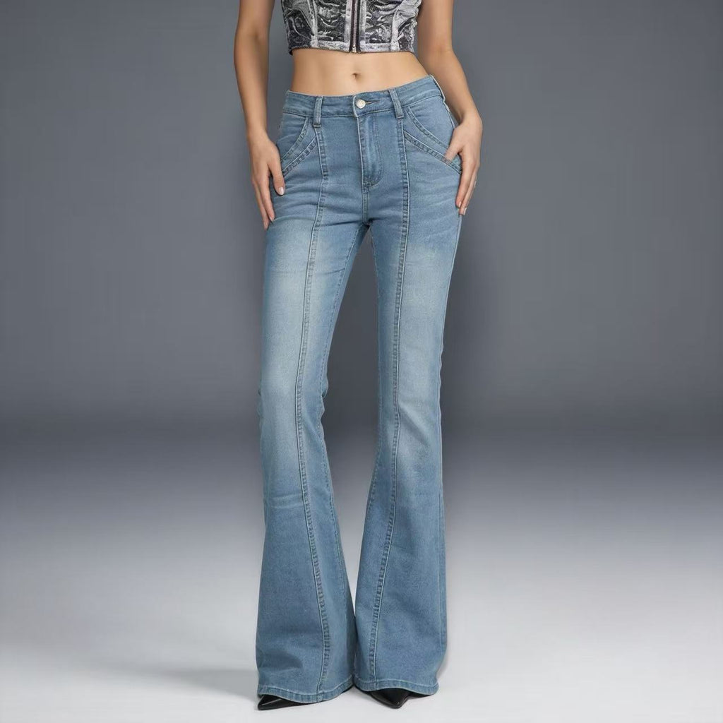 Women's High-Waisted Bootcut Jeans