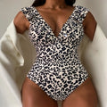 Women's Swimsuit with Voluminous Ruffles