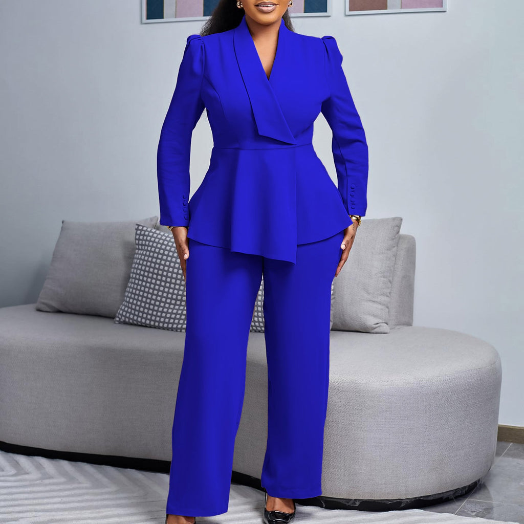 Elegant Blazer and Trousers Set