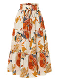 Women's Floral Midi Skirt