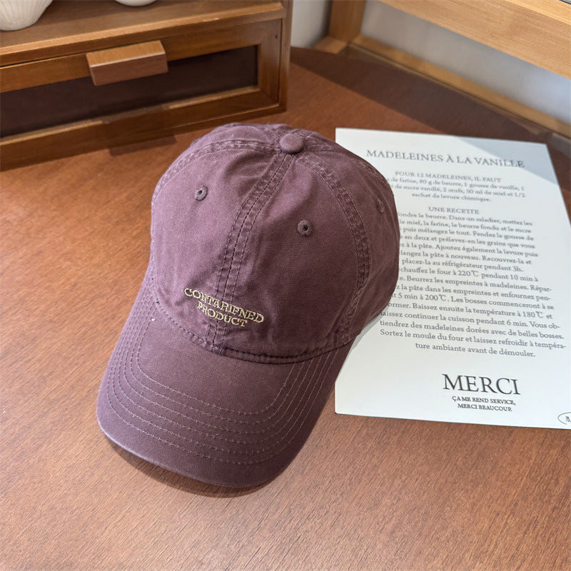 Men's Casual Embroidered Cotton Cap