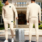Men's Travel-Friendly Slim-Fit Loungewear Set
