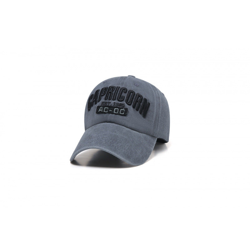 Men's Embroidered Cotton Baseball Cap
