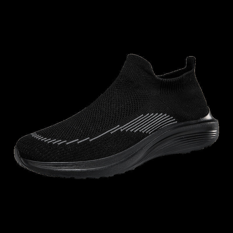 Women's Breathable Sport Sneakers with Flexible Knit Upper
