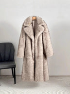 Women's Luxury Faux Fur Coat