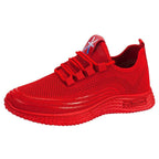 Women's Breathable Casual Sneakers with Flexible Knit Upper