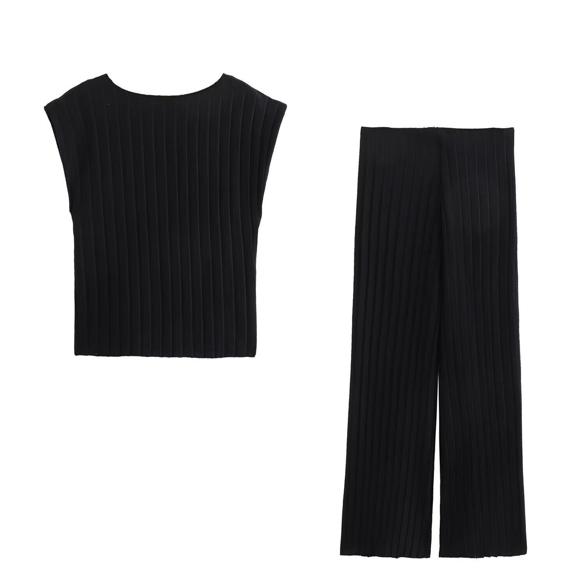 Women's Pleated Cropped Pants
