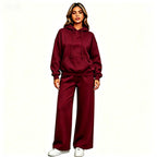 Women's Comfortable Oversized Hoodie and Wide Jogging Pants Set